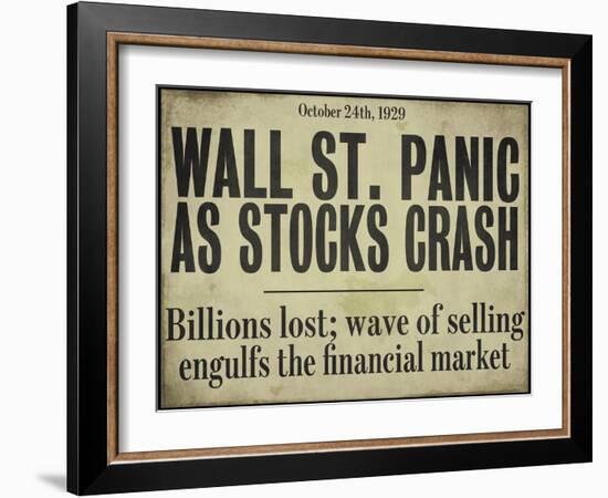 Wallstreet-null-Framed Giclee Print