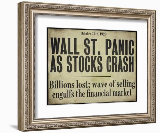 Wallstreet-null-Framed Giclee Print