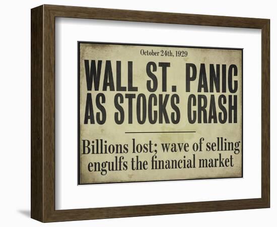 Wallstreet-null-Framed Giclee Print