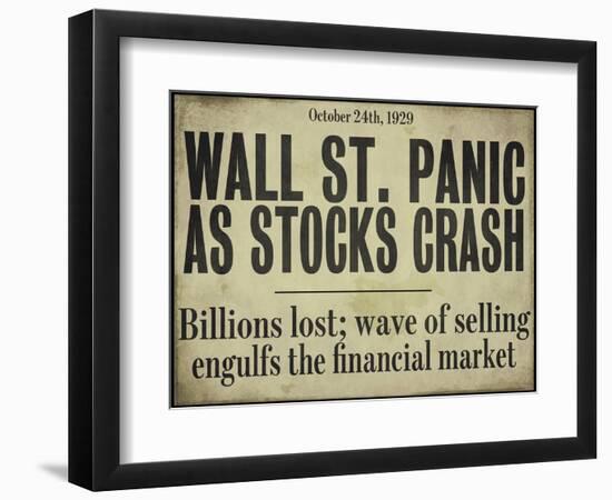 Wallstreet-null-Framed Giclee Print