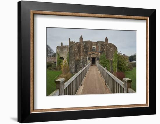Walmer Castle and Gardens, 16th century artillery fort built for Henry VIII, home to Duke of Wellin-Tim Winter-Framed Photographic Print