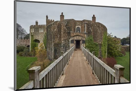 Walmer Castle and Gardens, 16th century artillery fort built for Henry VIII, home to Duke of Wellin-Tim Winter-Mounted Photographic Print