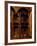 Walnut and Walnut Root Trumeau Cabinet, 1700, Made in Venice, Italy, Detail-null-Framed Giclee Print