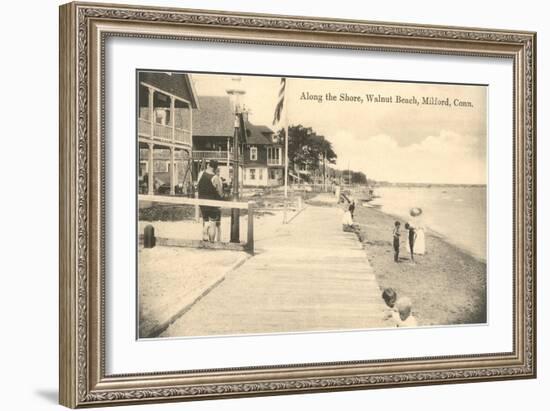 Walnut Beach, Milford, Connecticut-null-Framed Art Print