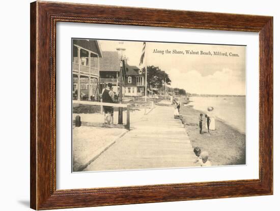 Walnut Beach, Milford, Connecticut-null-Framed Art Print