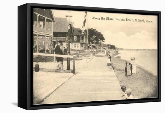 Walnut Beach, Milford, Connecticut-null-Framed Stretched Canvas