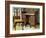 Walnut Inlaid Writing Table, 1910-Edwin Foley-Framed Giclee Print