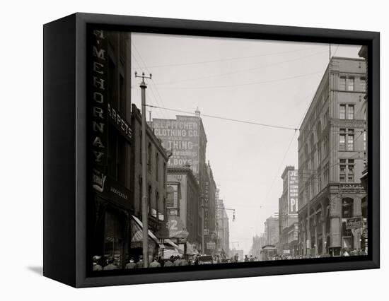 Walnut St., Kansas City, Mo.-null-Framed Stretched Canvas