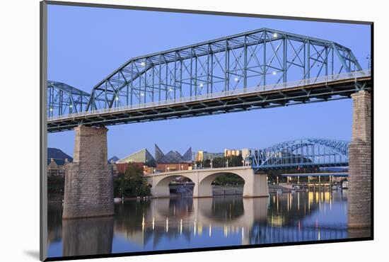 Walnut Street Bridge over the Tennessee River, Chattanooga, Tennessee, United States of America-Richard Cummins-Mounted Photographic Print