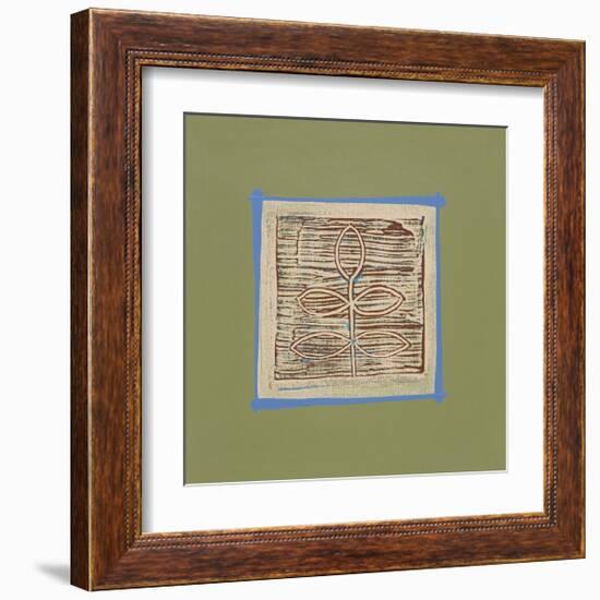 Walnut-P^ G^ Gravele-Framed Giclee Print