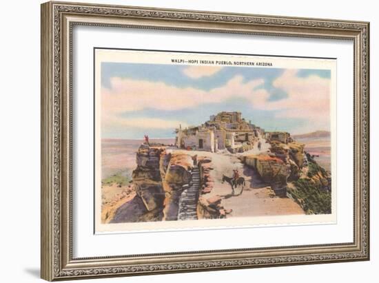Walpi, Hopi Village-null-Framed Art Print