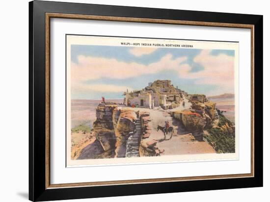 Walpi, Hopi Village-null-Framed Art Print