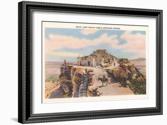 Walpi, Hopi Village-null-Framed Art Print