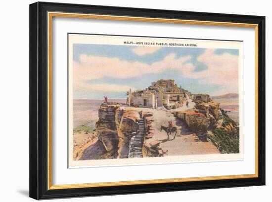 Walpi, Hopi Village-null-Framed Art Print