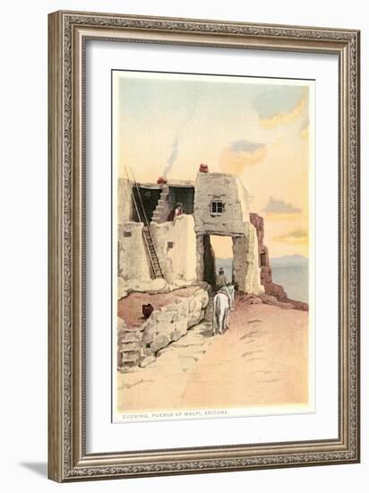 Walpi, Hopiland Pueblo, Arizona-null-Framed Art Print