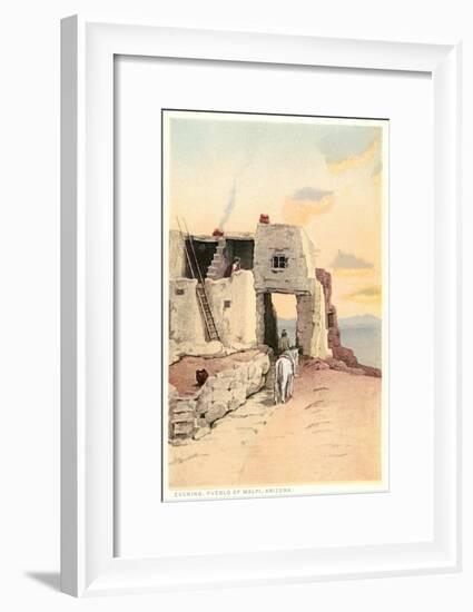 Walpi, Hopiland Pueblo, Arizona-null-Framed Art Print