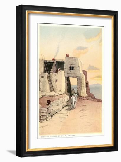 Walpi, Hopiland Pueblo, Arizona-null-Framed Art Print