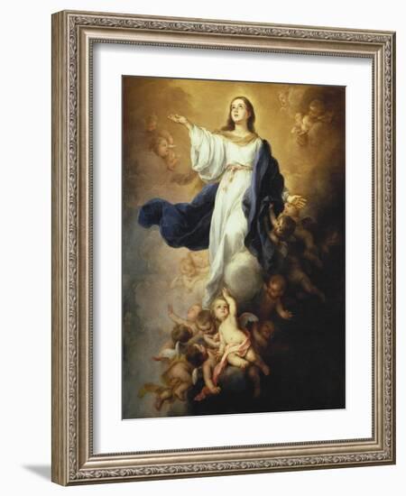 Walpole Immaculate Conception-Bartolome Esteban Murillo-Framed Art Print