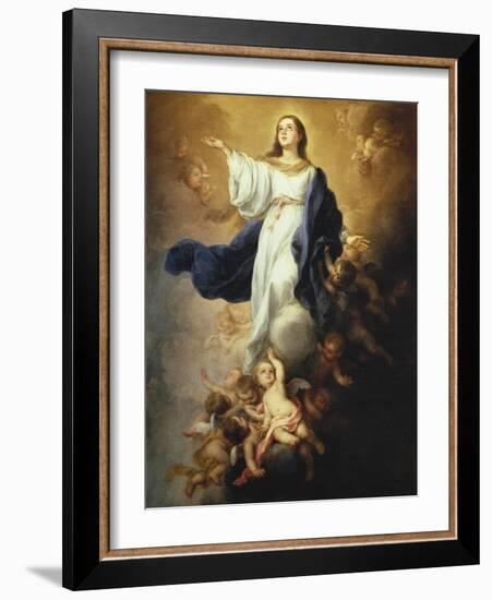 Walpole Immaculate Conception-Bartolome Esteban Murillo-Framed Art Print