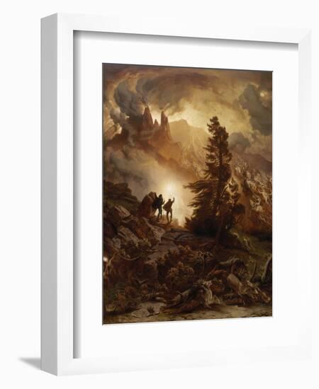 Walpurgis Night (From Goethe's Faust). before 1866-August Albert Zimmermann-Framed Giclee Print