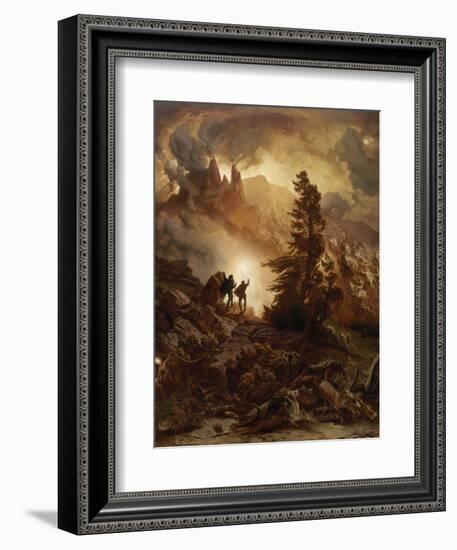 Walpurgis Night (From Goethe's Faust). before 1866-August Albert Zimmermann-Framed Giclee Print