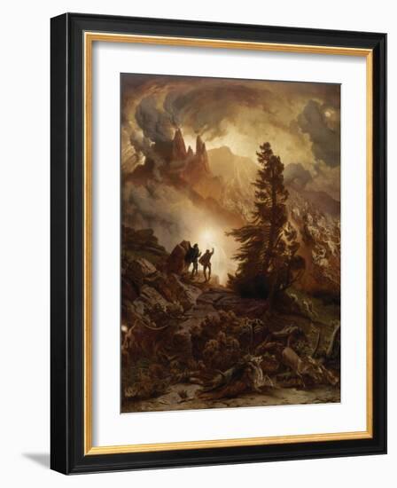 Walpurgis Night (From Goethe's Faust). before 1866-August Albert Zimmermann-Framed Giclee Print