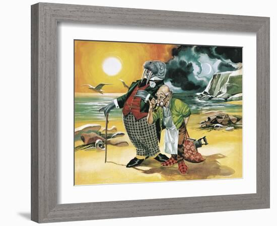 Walrus and the Carpenter-Ron Embleton-Framed Giclee Print