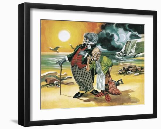 Walrus and the Carpenter-Ron Embleton-Framed Giclee Print