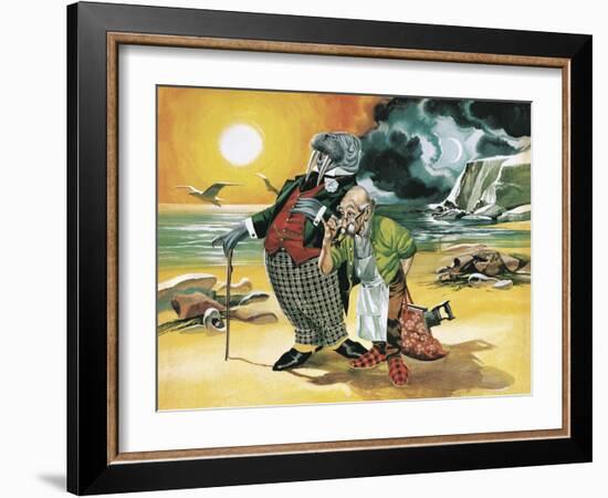 Walrus and the Carpenter-Ron Embleton-Framed Giclee Print