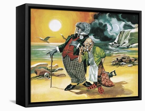 Walrus and the Carpenter-Ron Embleton-Framed Premier Image Canvas