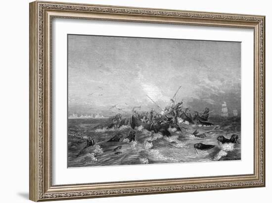 Walrus Hunting, 19th Century-Pearson-Framed Giclee Print