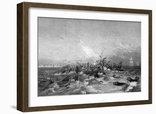 Walrus Hunting, 19th Century-Pearson-Framed Giclee Print
