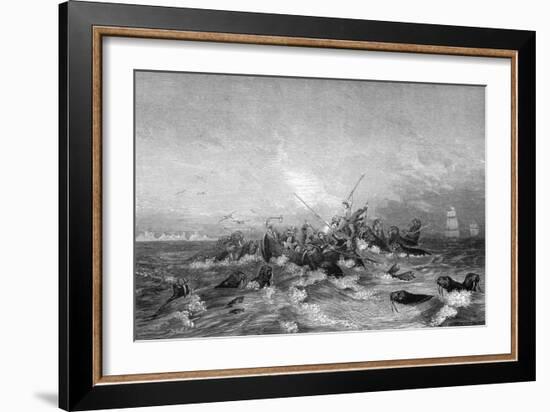 Walrus Hunting, 19th Century-Pearson-Framed Giclee Print