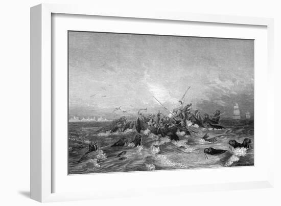 Walrus Hunting, 19th Century-Pearson-Framed Giclee Print