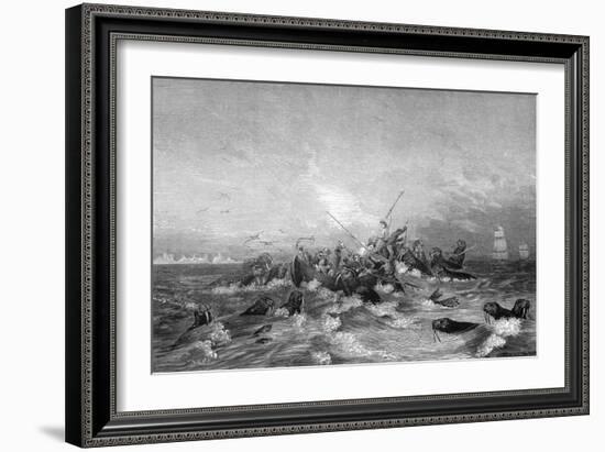 Walrus Hunting, 19th Century-Pearson-Framed Giclee Print