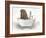 Walrus In Bathtub-Matthew Piotrowicz-Framed Art Print