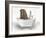 Walrus In Bathtub-Matthew Piotrowicz-Framed Art Print