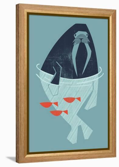 Walrus-null-Framed Premier Image Canvas