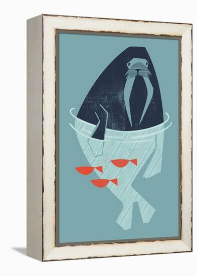 Walrus-null-Framed Premier Image Canvas