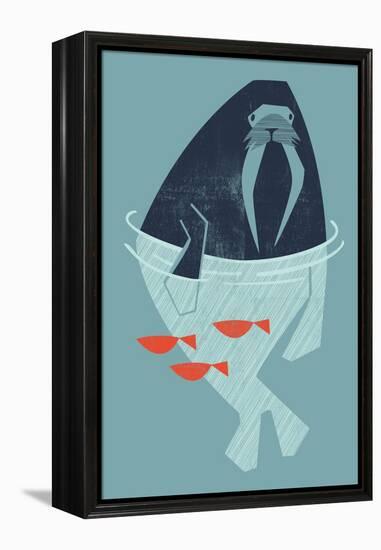 Walrus-null-Framed Premier Image Canvas