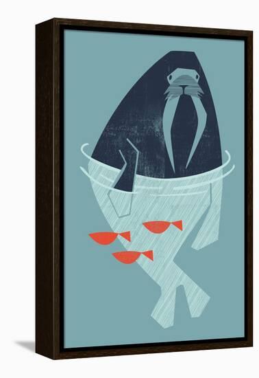 Walrus-null-Framed Premier Image Canvas