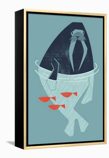 Walrus-null-Framed Premier Image Canvas