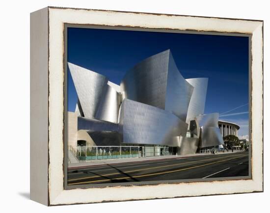 Walt Disney Concert Hall, Los Angeles, California, USA-Walter Bibikow-Framed Premier Image Canvas