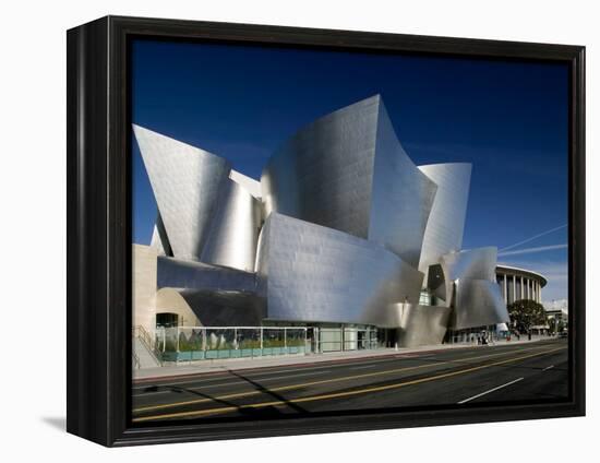 Walt Disney Concert Hall, Los Angeles, California, USA-Walter Bibikow-Framed Premier Image Canvas