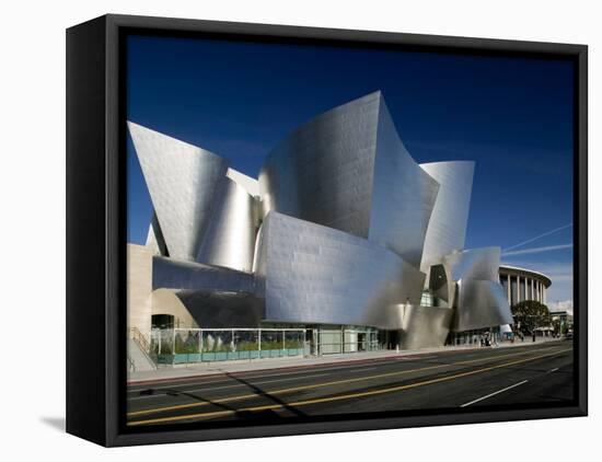 Walt Disney Concert Hall, Los Angeles, California, USA-Walter Bibikow-Framed Premier Image Canvas