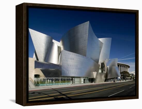 Walt Disney Concert Hall, Los Angeles, California, USA-Walter Bibikow-Framed Premier Image Canvas