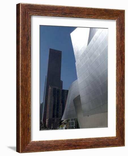 Walt Disney Concert Hall, Part of Los Angeles Music Center, Frank Gehry Architect, Los Angeles-Ethel Davies-Framed Photographic Print