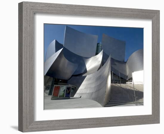 Walt Disney Concert Hall, Part of Los Angeles Music Center, Frank Gehry Architect, Los Angeles-Ethel Davies-Framed Photographic Print