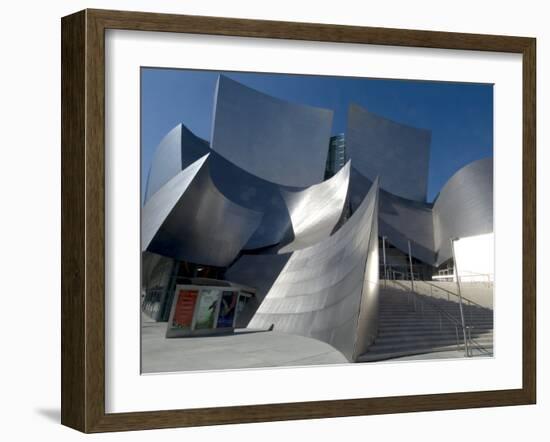 Walt Disney Concert Hall, Part of Los Angeles Music Center, Frank Gehry Architect, Los Angeles-Ethel Davies-Framed Photographic Print