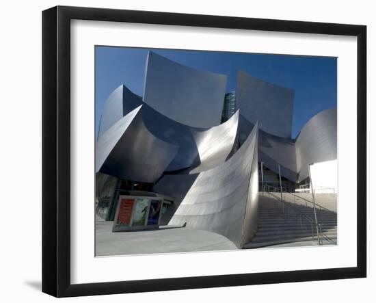 Walt Disney Concert Hall, Part of Los Angeles Music Center, Frank Gehry Architect, Los Angeles-Ethel Davies-Framed Photographic Print